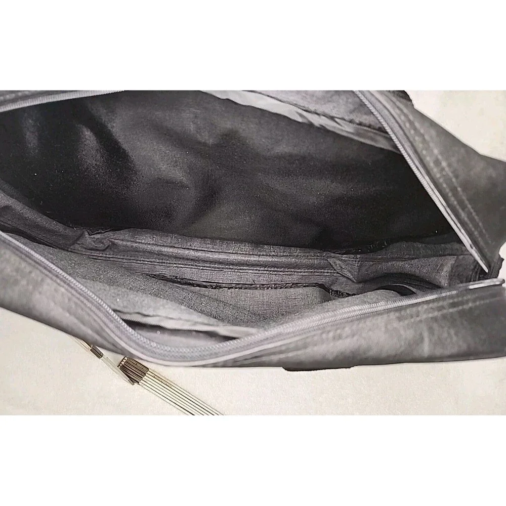 Briefcase Renwick Soft Black Leather Laptop Messenger Bag Case Storage Straps